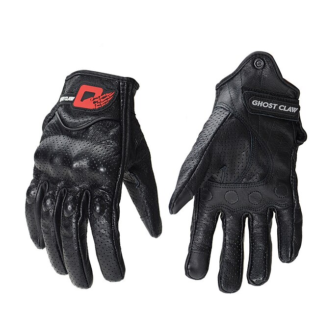  Full Finger Unisex Motorcycle Gloves Sheepskin Touch Screen / Breathable / Wearproof