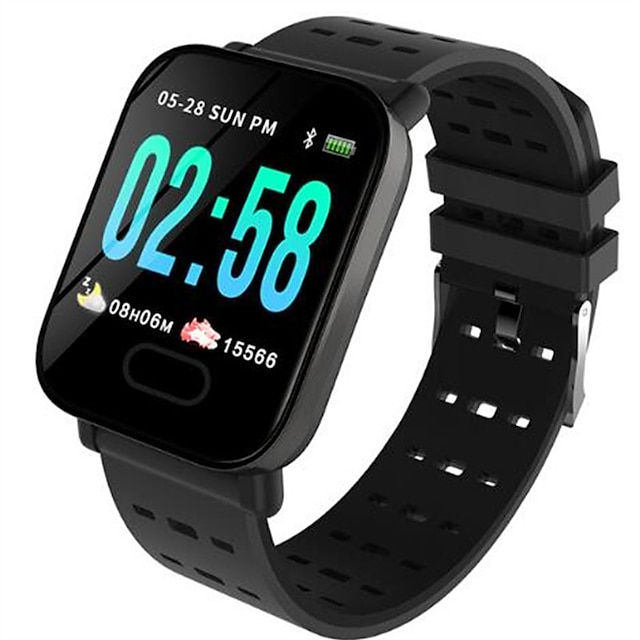  st6 smart armbåndsur se hjertefrekvensmåler blodtrykk aktivitet fitness tracker armbånd smart band for iOS android