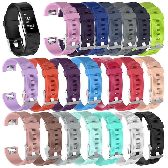 New Replacement Wrist Strap Soft Silicon Watchband For Fitbit Charge 2 Wristband 