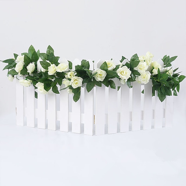 Home & Garden Home Decor | 220cm/86 Artificial Flower Plastic Wedding Vine Wall Flower Vine 1 Bouquet - IX98532