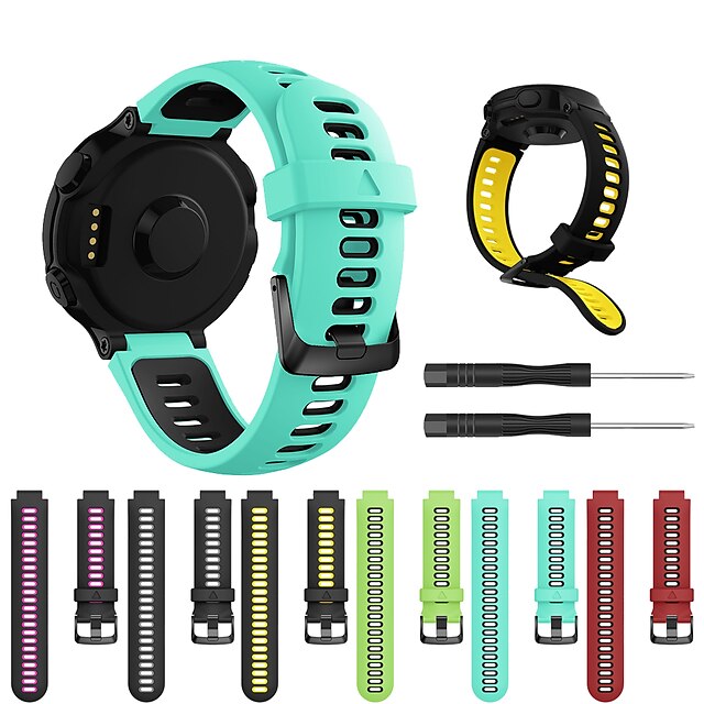  Smartwatch Band for Forerunner235/630/735/735XT/220/230/620 / ApproachS20/S5/S6 Garmin Strap Silicone Sport Fashion Soft Band