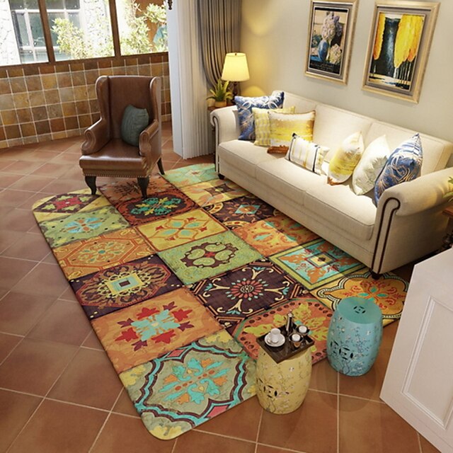  שטח שטיחים מודרני polyster, מרובע איכות מעולה שָׁטִיחַ