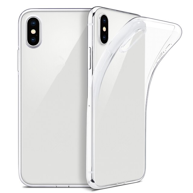  Case For iPhone XS Max  XS Slim Clear Soft TPU Cover Support Wireless Charging for iPhone XR 8 Plus 8 7 Plus 7 6 Plus 6