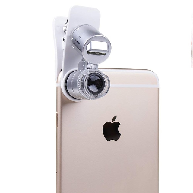  mobiele telefoon microscoop macrolens 60x optische zoom vergrootglas micro camera universele clip voor iphone sumgung