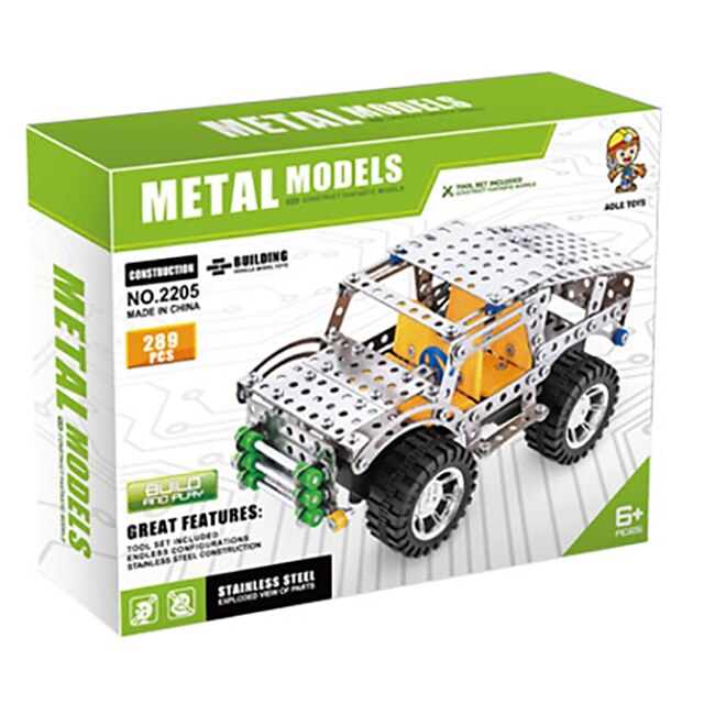  Toy Car Metal Puzzle Educational Toy Truck compatible Wrought Iron Iron Legoing Cool SUV Unisex Boys' Toy Gift / 14 Years & Up / Kid's