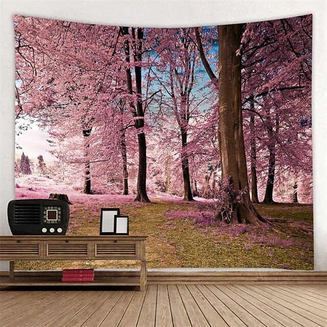 Garden Theme / Floral Theme Wall Decor 100 Polyester Modern Wall Art, Wall Tapestries