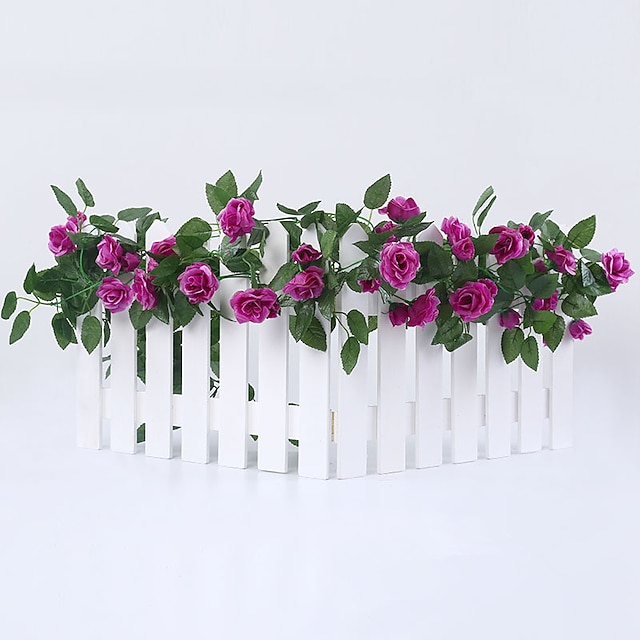 Home & Garden Home Decor | 220cm/86 Artificial Flower Plastic Wedding Vine Wall Flower Vine 1 Bouquet - IX98532