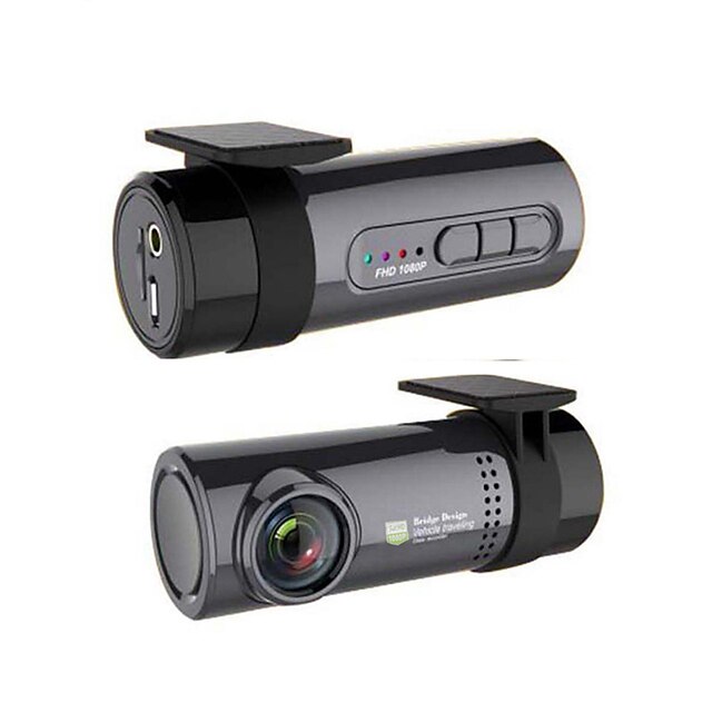  LT61 1080p Model nou / Wireless / Cool Car DVR 140 Grade Unghi larg CMOS Dash Cam cu WIFI / G-Sensor / Detector de Mișcare 1 infraroșu LED Car recorder / Înregistrarea în Buclă