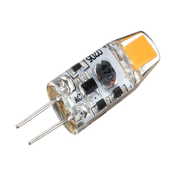  SENCART 1 W LED kukorica izzók 3000-3500/6000-6500 lm G4 T 2 LED gyöngyök SMD 3014 Dekoratív Meleg fehér Hideg fehér 12 V / 1 db. / RoHs