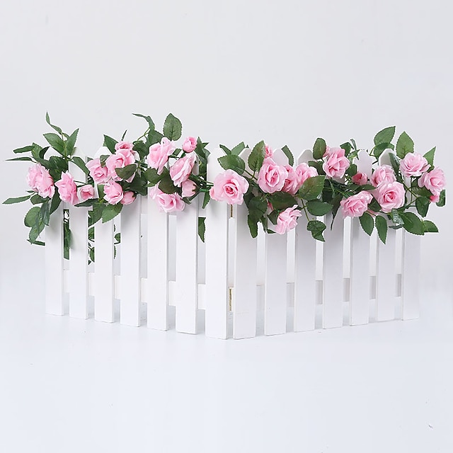 Home & Garden Home Decor | 220cm/86 Artificial Flower Plastic Wedding Vine Wall Flower Vine 1 Bouquet - IX98532