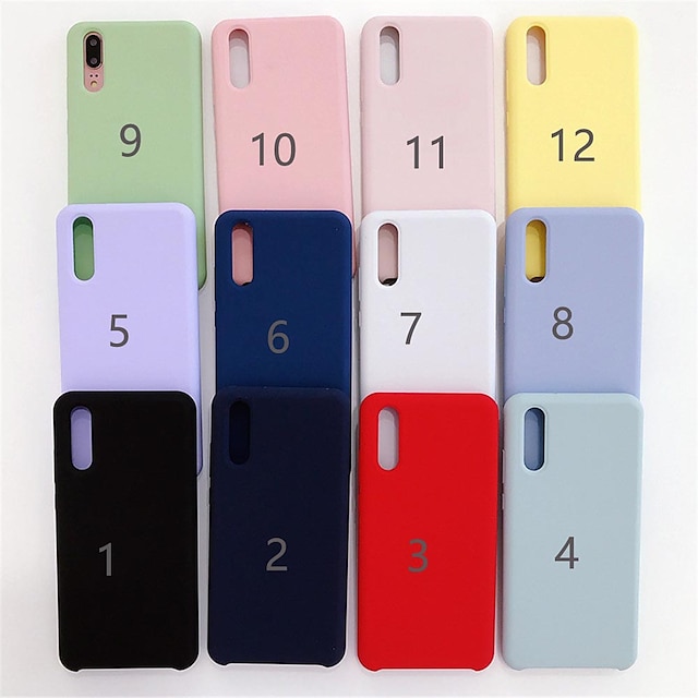 waterproof TPU Protective Clear Gel Cover Case For Huawei P20 Pro P Smart Lite 