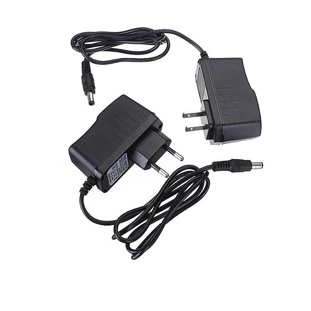  AC 100-240V To DC 12V 1A Adapter Plug Power Supply For LED Strip Light - 220V EU Plug