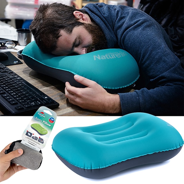Naturehike Office Inflatable Pillow Travel Aeros Pillow Camping Pillow Outdoor Sleeping Gear