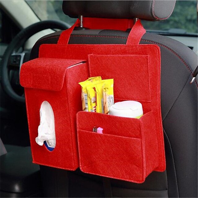  سيارة التصميم حقيبة التخزين سيارة منظم الأنسجة مربع الحقيبة حقيبة المقعد الخلفي التخزين