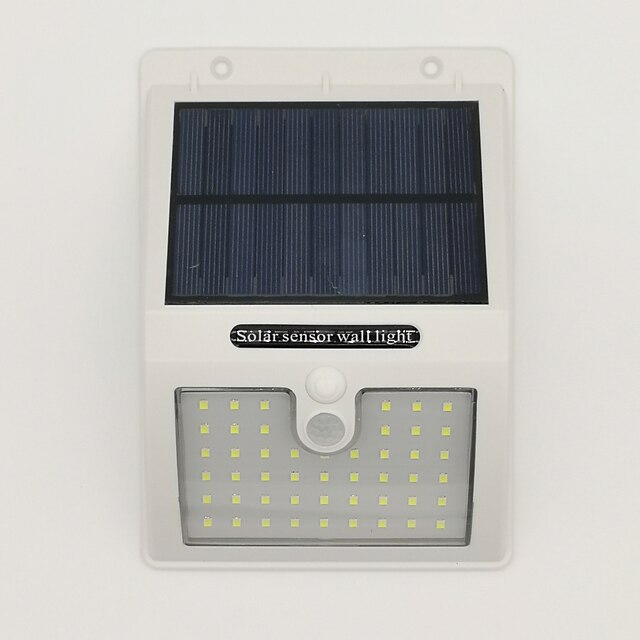  1pc 10 W Solar Wall Light Waterproof / Solar / Infrared Sensor Warm White / Cold White 3.7 V Outdoor Lighting / Courtyard / Garden 48 LED Beads