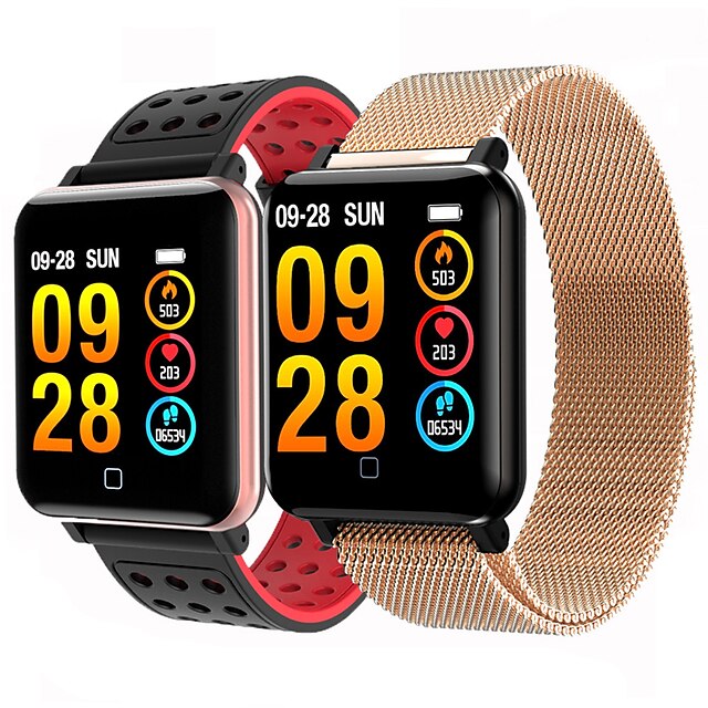  M19S Smart Band Big Screen Blood Pressure Heart Rate Smart Bracelet Sports Pulse Meter Swimming Wristband Waterproof smartwatch