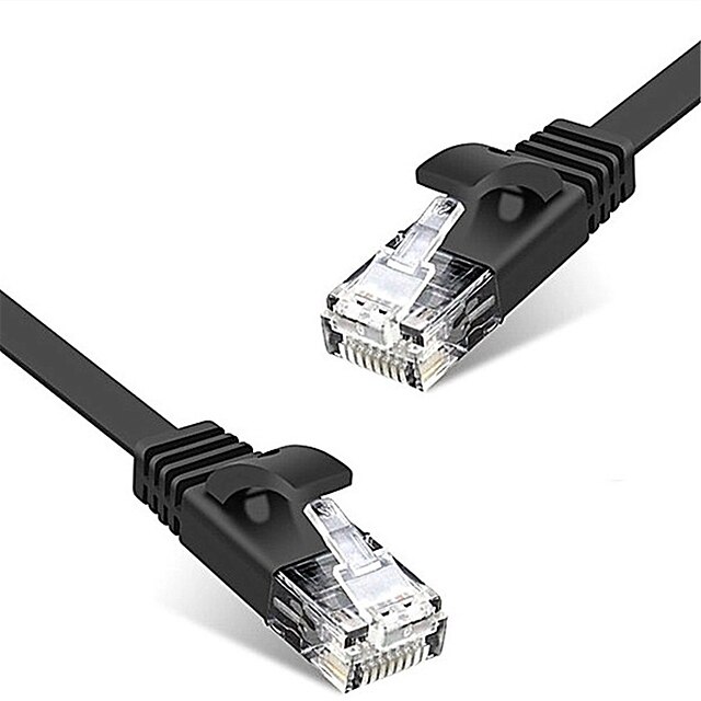  cat6 rj45 cable de conexión, rj45 a rj45 cable de conexión macho - macho 15.0m (50ft) 1.0 gbps