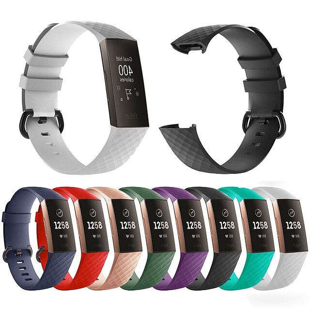  Watch kapela pro Fitbit Charge 3 Fitbit Sportovní značka Silikon Poutko na zápěstí