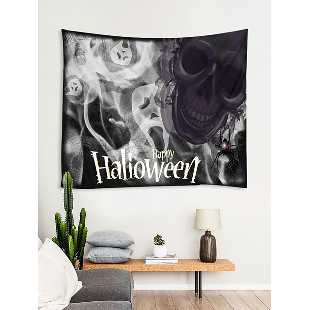  halloween pohádka téma nástěnná výzdoba 100% polyester moderní / novoroční nástěnné umění, dekorace tapisérií na zeď