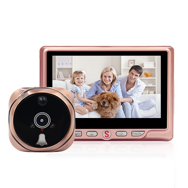  4.3 '' porte intelligente judas 960p porte appel de surveillance vidéo à distance