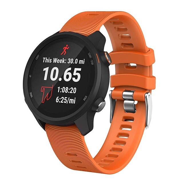  Banda smartwatch para o precursor 245/645 / vivosmart 3 música garmin sport band moda pulseira de silicone macio