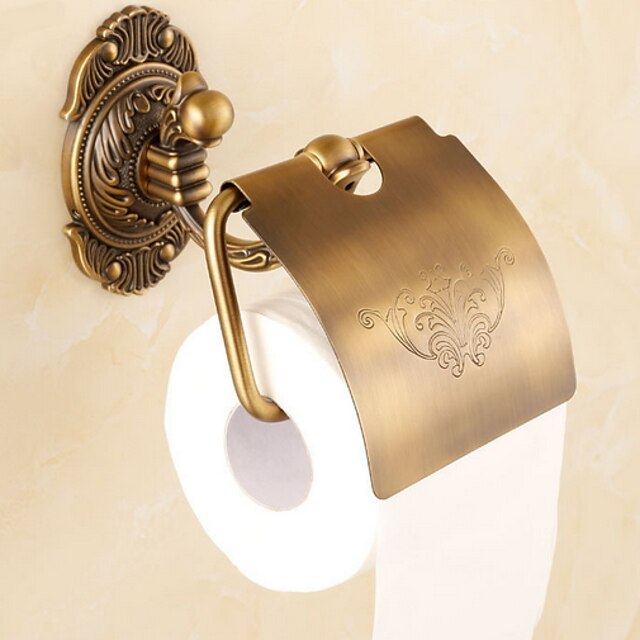  Toilet Paper Holder Creative / Multifunction Modern Brass 1pc Wall Mounted