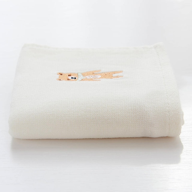  Overlegen kvalitet Vaskehåndklæde, Ensfarvet / Dyr 100% bomuld Børneværelse / Badeværelse 1 pcs