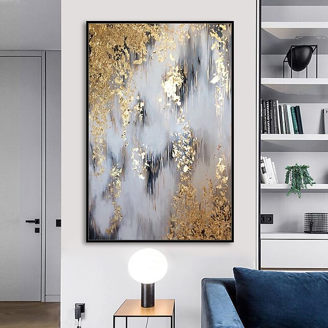 Oil Painting Hand Painted Abstract Pop Art Modern Rolled Canvas Rolled Without Frame 10