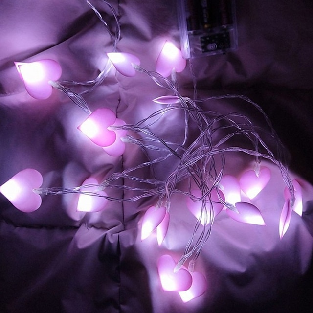  1.5m String Lights 10 LEDs 1 set Warm White Christmas Wedding Decoration AA Batteries Powered