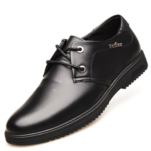  Homme Chaussures Formal Chaussures de confort Printemps été Quotidien Oxfords Cuir Noir / Marron