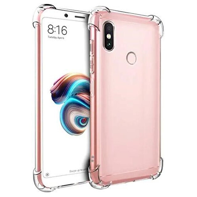  tok Για Xiaomi Xiaomi Mi 6X(Mi A2) / Xiaomi A2 Ανθεκτική σε πτώσεις / Παγωμένη Πίσω Κάλυμμα Μονόχρωμο / Διάφανη Μαλακή TPU