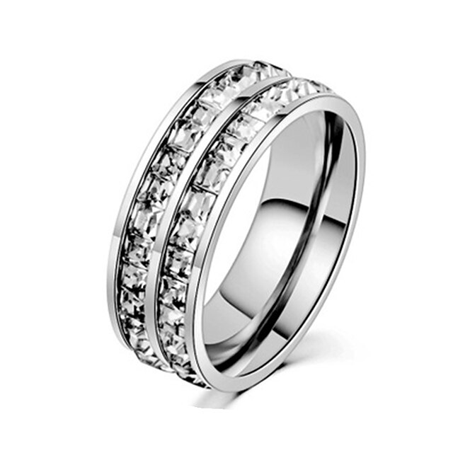  Herrn Bandring Ring Schwanzring 1pc Rotgold Silber Edelstahl Titanstahl Kreisförmig Grundlegend Modisch Geschenk Alltag Schmuck Cool