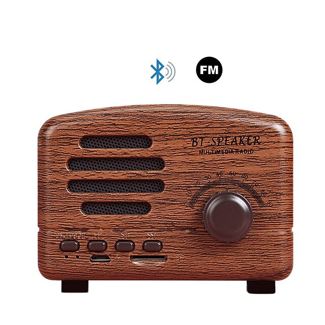  bt01 bezdrátový bluetooth reproduktor 5w tf s fm rádiem retro mini přenosný reproduktor pro telefon stereo basy nostalgický