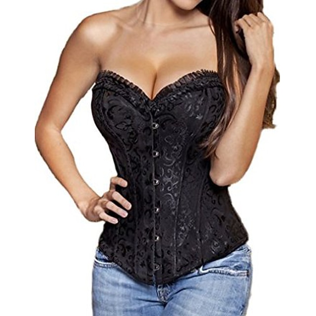  Normal Polyester Corset Super Sexy Jacquard Special Occasion Smooth Corsets