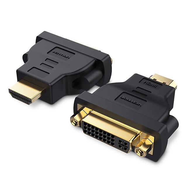  Vention HDMI DVI Adapter 1080P HDTV Converter Male to Female Bi-Directional HDMI to DVI Connector for PC PS3 Projector TV