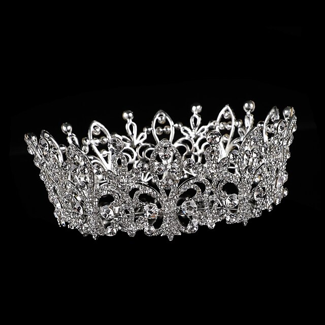  Legierung Tiaras / Vestimenta de Cabeza / Tocados con Purpurina / Brillante / Cristal / Cristal 1 Pieza Boda / Fiesta / Noche Celada