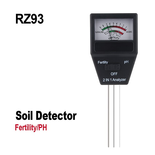  rz μίνι υγρασία εδάφους υγρασία υγρόμετρο μέτρηση ph μετρητής εδάφους παρακολούθηση υγρασίας κηπουρική καλλιέργεια φυτών φως ηλιακό φως