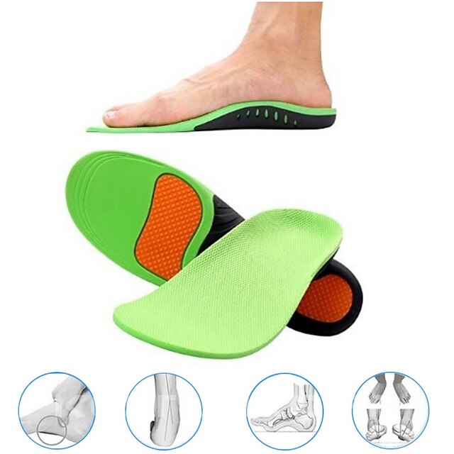  1 Pair Orthopedic Shoes Sole Insoles for Shoes Arch Foot Pad X/O Type Leg Correction Flat Foot Arch Support Sports Shoes Inserts