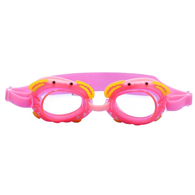  Swimming Goggles Waterproof Anti-Fog For Kid's Silica Gel PC Reds Pink Blues Red Pink Blue