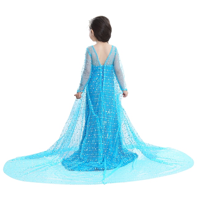 Frozen Princess Elsa Dress Flower Girl Dress Girls' Movie Cosplay A ...