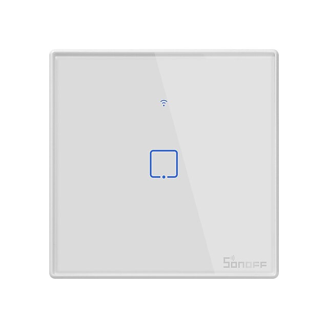  sonoff t2uk1c-tx tx serie wifi veggbryter smart vegg berøringsbryter for smart hjemme arbeid med alexa google hjemme 100-240v