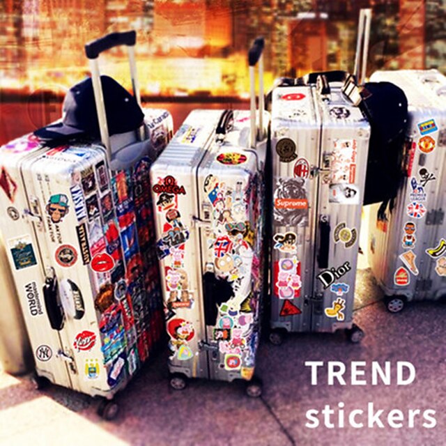  Stickers & Decals / Skateboard Sticker 20.0*18.0*0.5 cm cm Trainer for Skateboards Plastic 50 pack