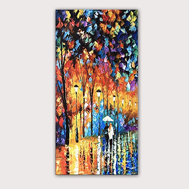  Oil Painting Hand Painted - Abstract Famous Classic Modern Rolled Canvas / Stretched Canvas