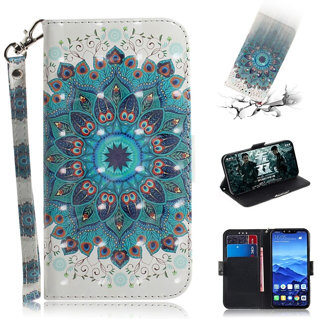  telefone Capinha Para Huawei Capa Proteção Completa Capa para Cartão Wallet P20 P20 Pro P20 lite P30 P30 Pro Huawei Mate 20 lite Huawei Mate 20 pro Huawei Mate 20 Huawei Mate 20X nova 3 Carteira