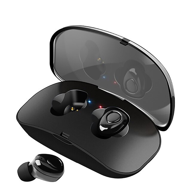  kawbrown x18 trådløst hodesett skjult earpiece 5.0 Bluetooth trådløs ørepropp ørepropper stereo hodetelefon med mikrofon bærbar