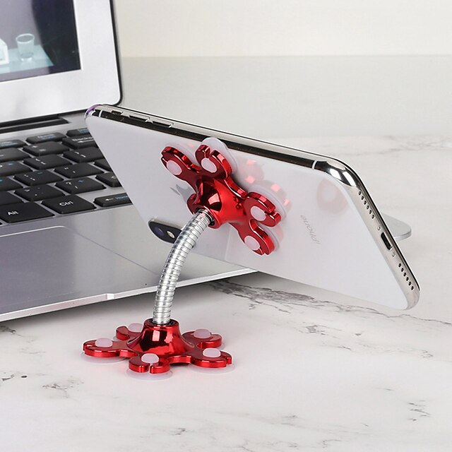 Phones & Accessories Phone Mounts & Holders | 360 Degree Rotatable Metal Flower Magic Suction Cup Phone Holder Car Bracket Rotat