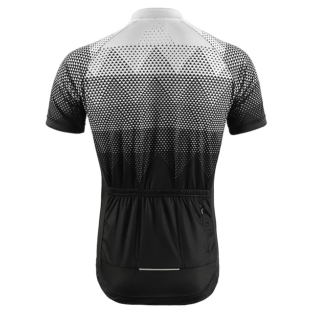 BERGRISAR Men's Short Sleeve Cycling Jersey with 3 Rear Pockets Summer