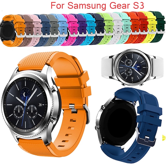  Gear S3 Frontier Strap For Samsung Galaxy watch 20 22mm watch band correa huawei watch gt active strap gear sport band