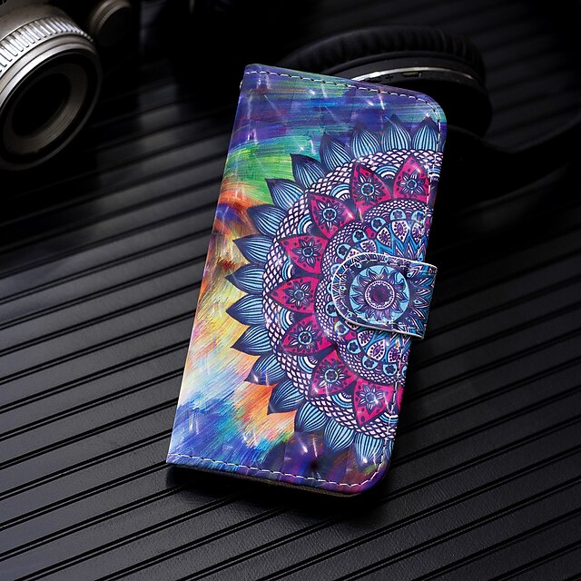 

Phone Case For Samsung Galaxy Full Body Case Leather S22 S21 Plus S22 S21 Ultra S22 S21 S20 Plus S20 Ultra S20 S9 S9 Plus S8 Note 9 Card Holder Solid Color Genuine Leather