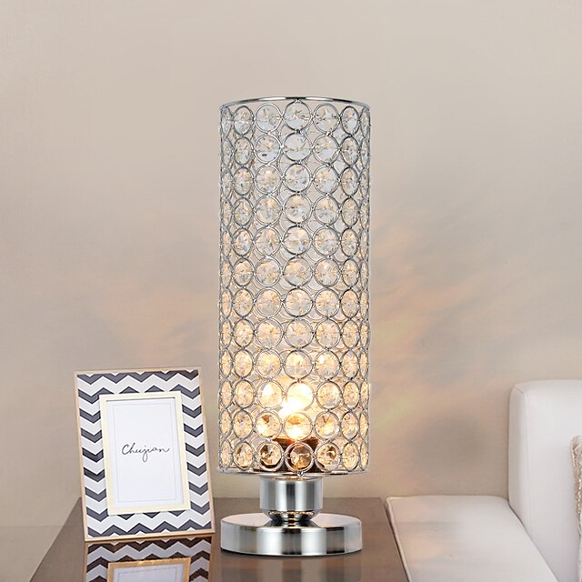  Table Lamp Crystal / Adorable Crystal / Modern Contemporary For Living Room / Bedroom Metal 110-120V / 220-240V